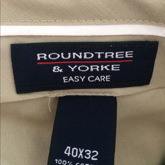 Roundtree & York pleated front 40/32 - Picture 2 of 2